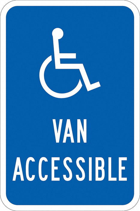 ADA Handicapped Parking Sign 18 x 12 
