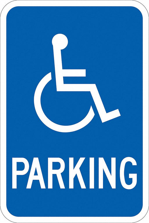 ADA Handicapped Parking Sign 18 x 12 