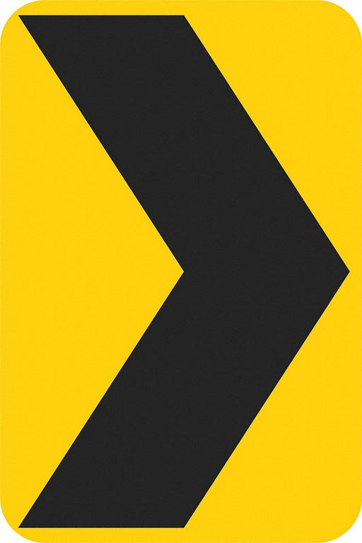 Traffic Sign 18 in x 12 in Yellow