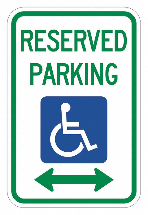 Reserved Parking Parking Sign 18 x 12 