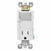 Receptacle White Tamper Resistant
