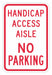 ADA Handicapped Parking Sign 24 x 18 