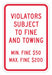 Tow Zone No Parking Sign 18 x 12 