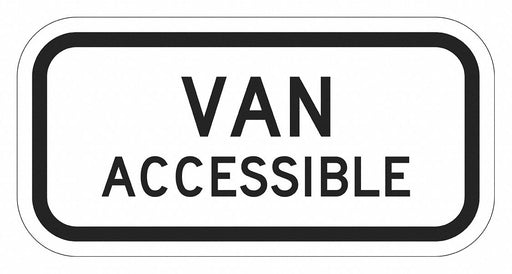 Handicapped Parking Sign 6 x 12 