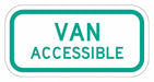 Van Accessible Parking Sign 6 x 12 