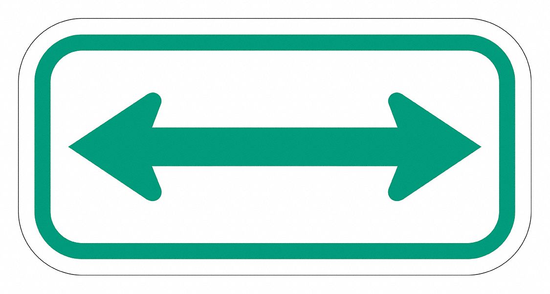 Arrow Supplemental Parking Sign 6 x 12 