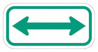 Arrow Supplemental Parking Sign 6 x 12 