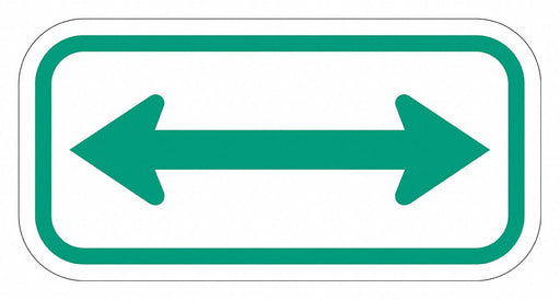 Arrow Supplemental Parking Sign 6 x 12 