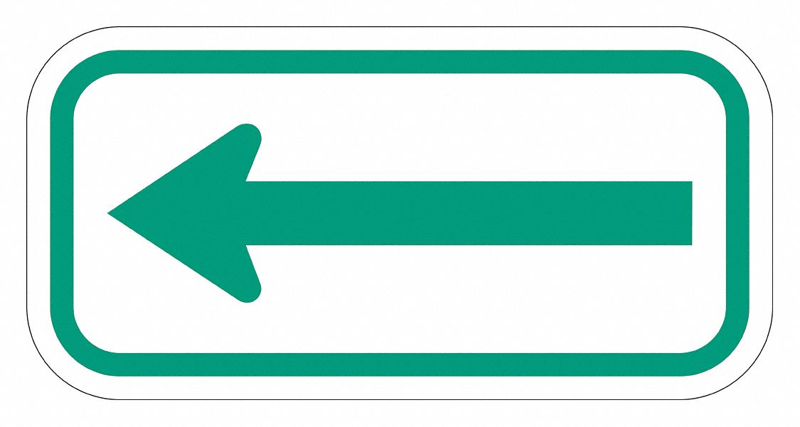Arrow Supplemental Parking Sign 6 x 12 