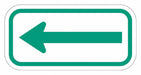 Arrow Supplemental Parking Sign 6 x 12 