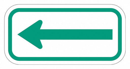 Arrow Supplemental Parking Sign 6 x 12 
