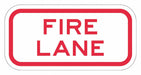 Fire Lane Parking Sign 6 x 12 