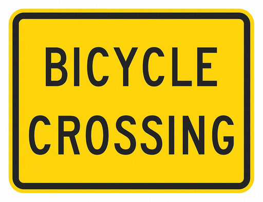 Traffic Sign 12 in x 18 in Yellow