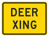Traffic Sign 12 in x 18 in Yellow