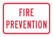 Rflctv Fire Prevention Sign 12x18in Alum
