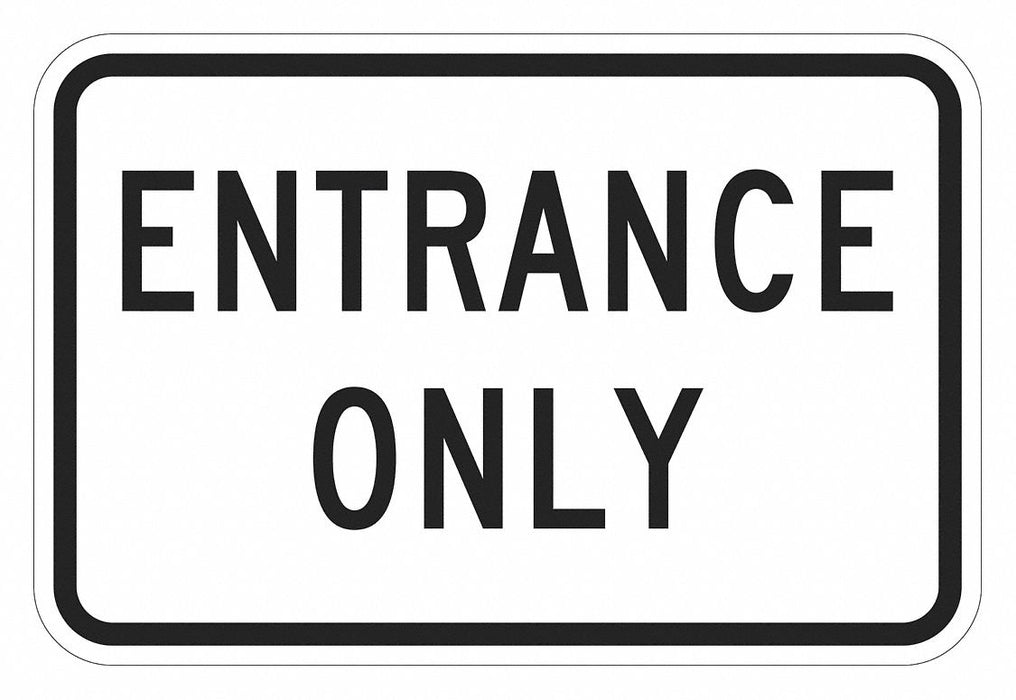 Enter Sign For Parking Lots 12 x 18 