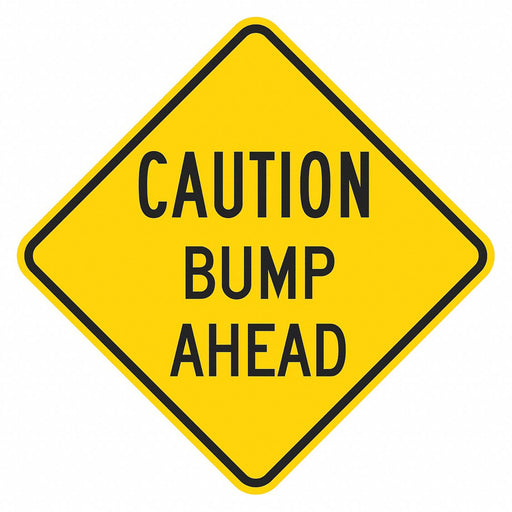 Traffic Sign 18 in x 18 in Yellow