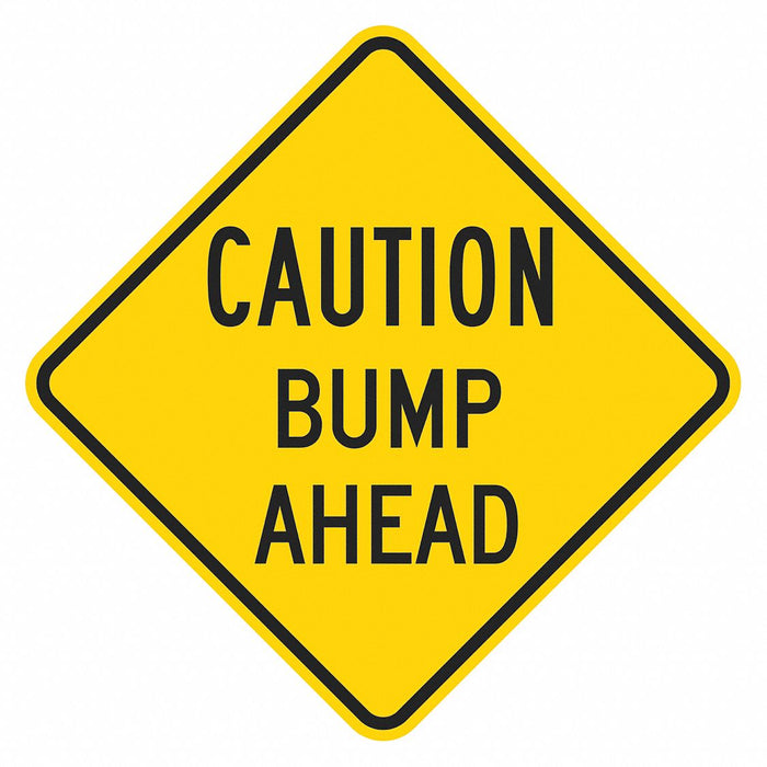 Traffic Sign 18 in x 18 in Yellow