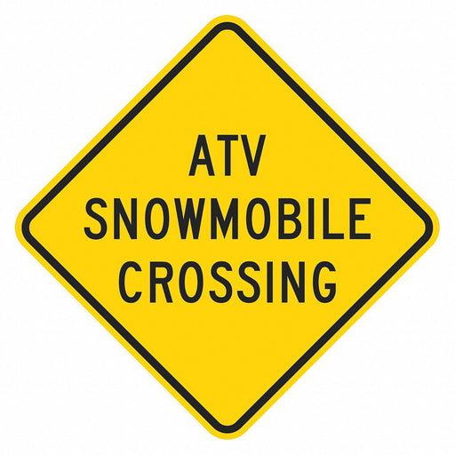 Traffic Sign 18 in x 18 in Yellow