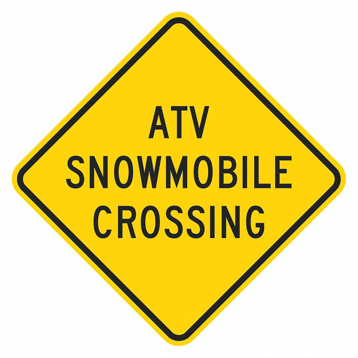 Traffic Sign 18 in x 18 in Yellow