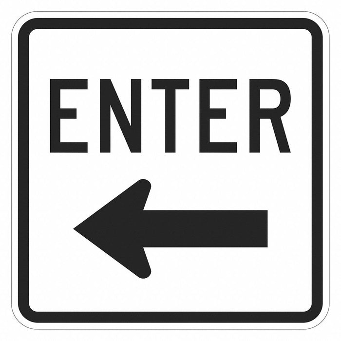 Enter Sign For Parking Lots 18 x 18 