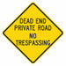 Traffic Sign 18 in x 18 in Yellow