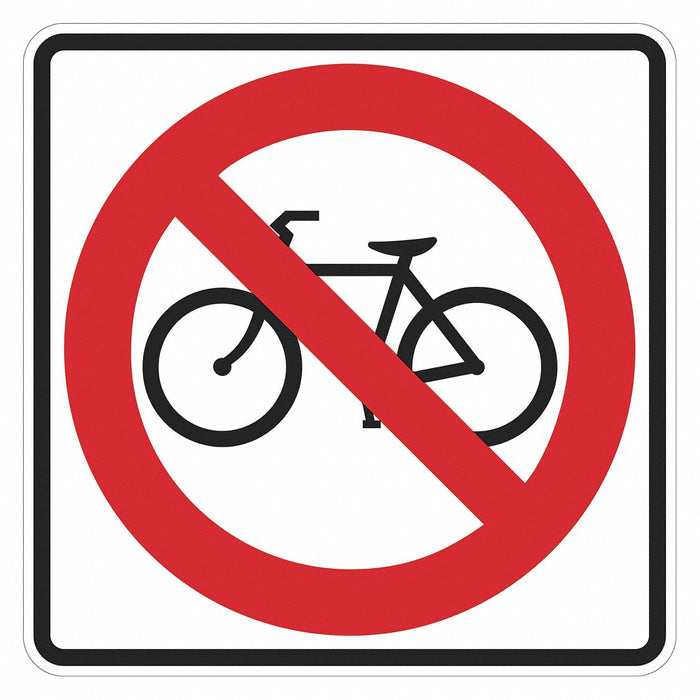 Traffic Sign 18 in x 18 in White