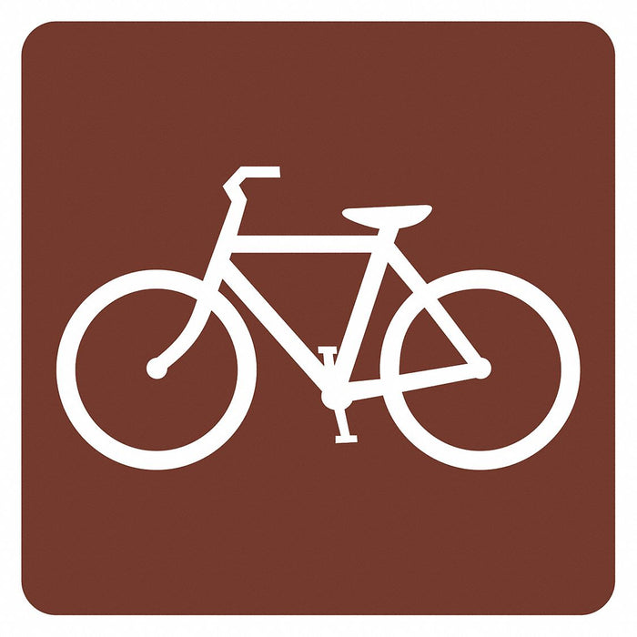 Traffic Sign 18 in x 18 in Brown