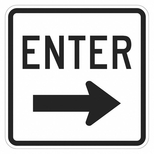 Enter Sign For Parking Lots 18 x 18 