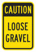 Traffic Sign 24 in x 18 in Yellow