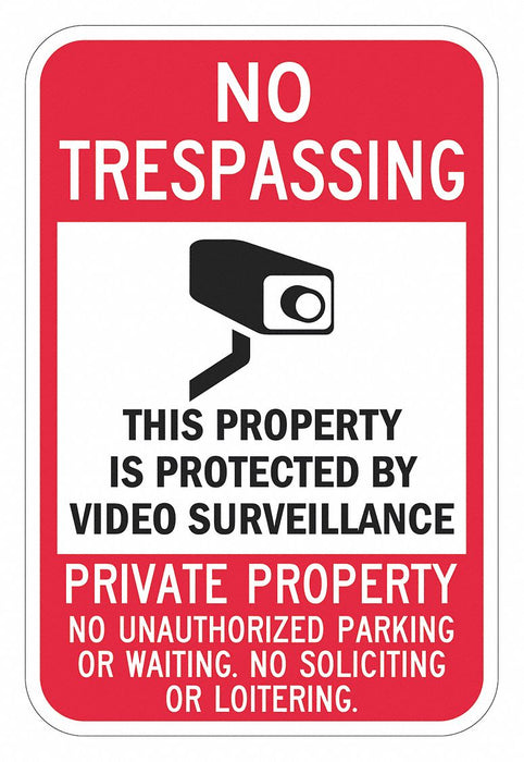 Safety Sign 18 inx24 in Aluminum