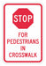 Traffic Sign 24 in x 18 in White