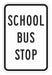 Traffic Sign 24 in x 18 in White