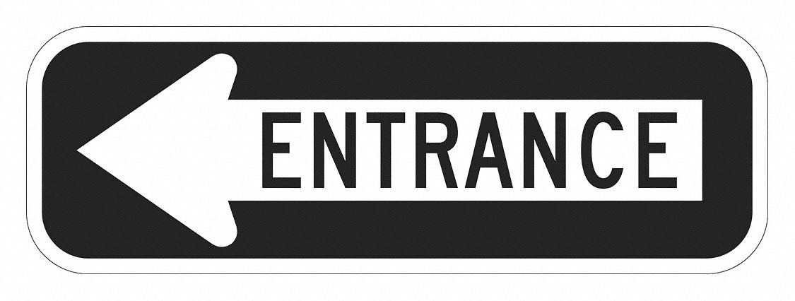 Enter Sign For Parking Lots 6 x 18 