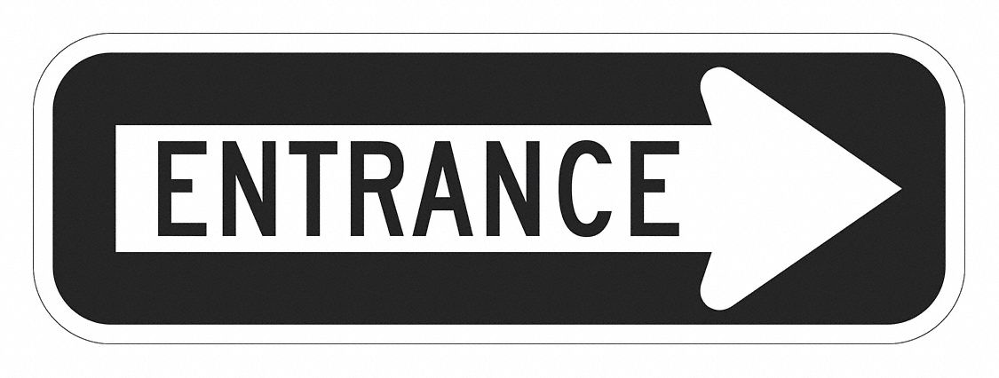 Enter Sign For Parking Lots 6 x 18 
