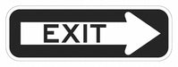 Exit Sign For Parking Lots 6 x 18 