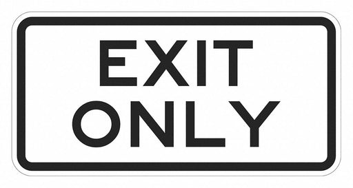 Exit Sign For Parking Lots 12 x 24 