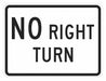 Traffic Sign 18 in x 24 in White