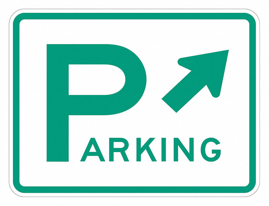 Traffic Sign 18 in x 24 in White