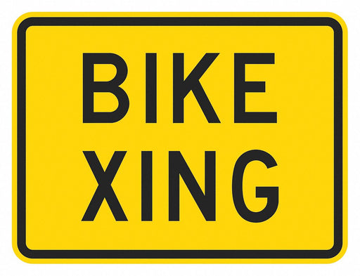 Traffic Sign 18 in x 24 in Yellow
