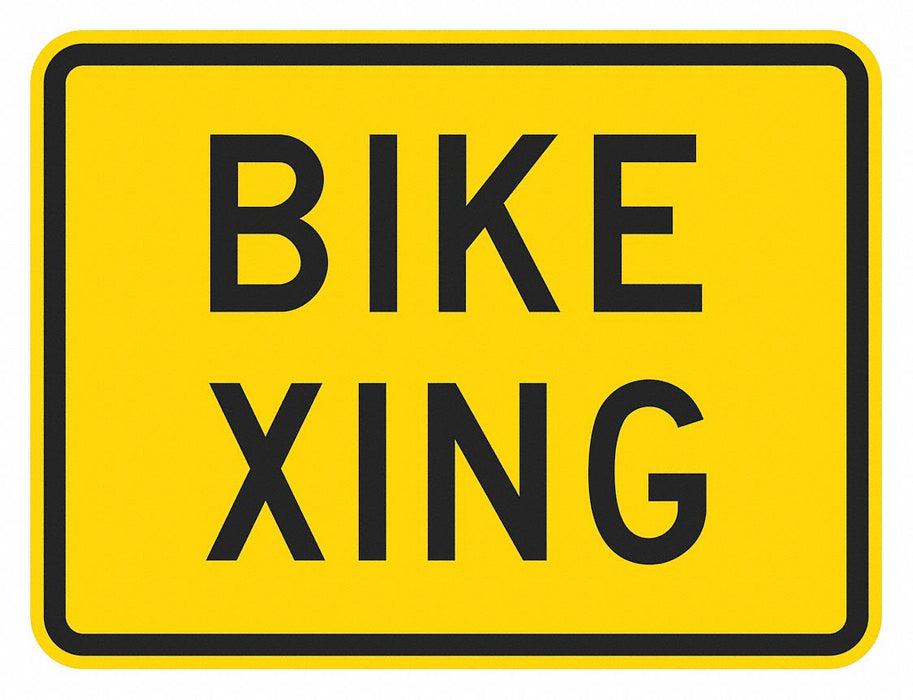 Traffic Sign 18 in x 24 in Yellow