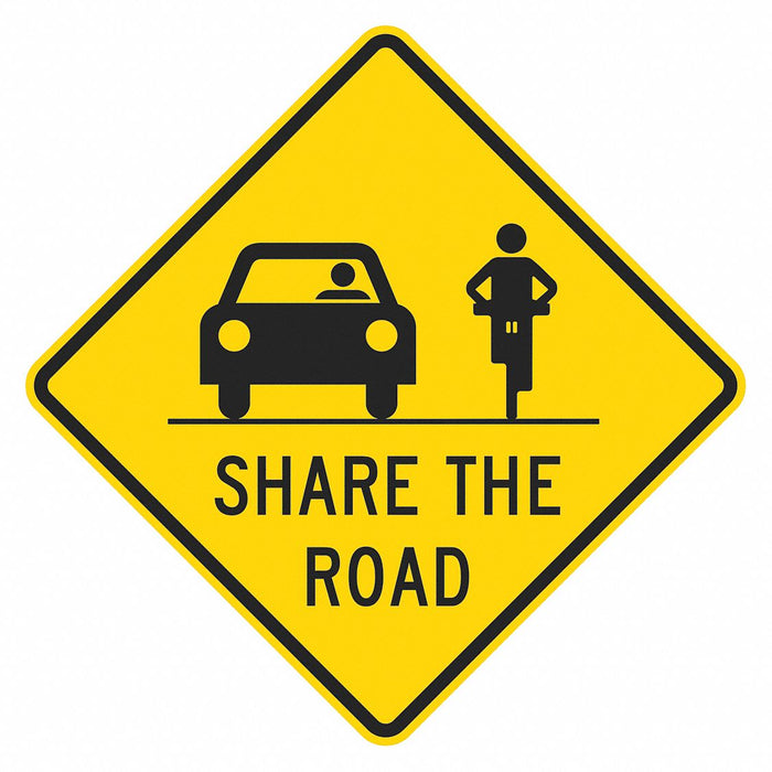 Traffic Sign 24 in x 24 in Yellow
