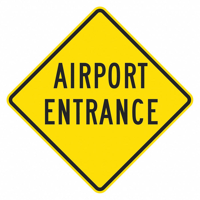 Traffic Sign 24 in x 24 in Yellow