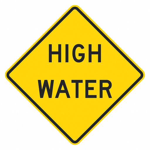 Traffic Sign 24 in x 24 in Yellow