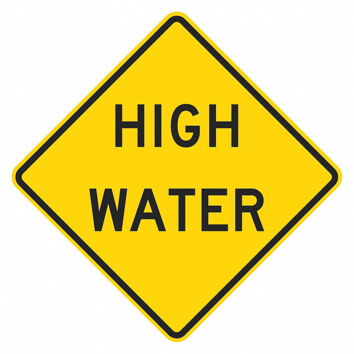 Traffic Sign 24 in x 24 in Yellow