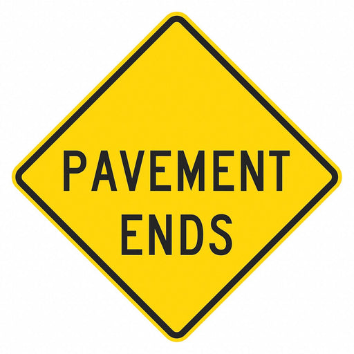 Traffic Sign 24 in x 24 in Yellow