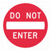 Traffic Sign 24 in x 24 in Red/White