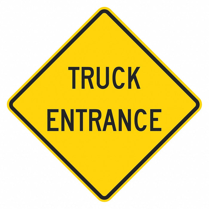 Traffic Sign 24 in x 24 in Yellow
