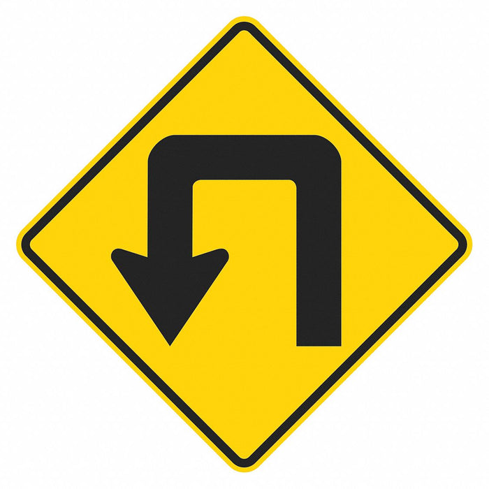 Traffic Sign 24 in x 24 in Yellow
