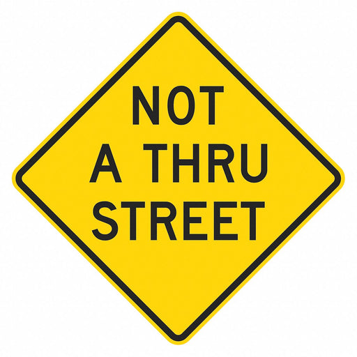 Traffic Sign 24 in x 24 in Yellow